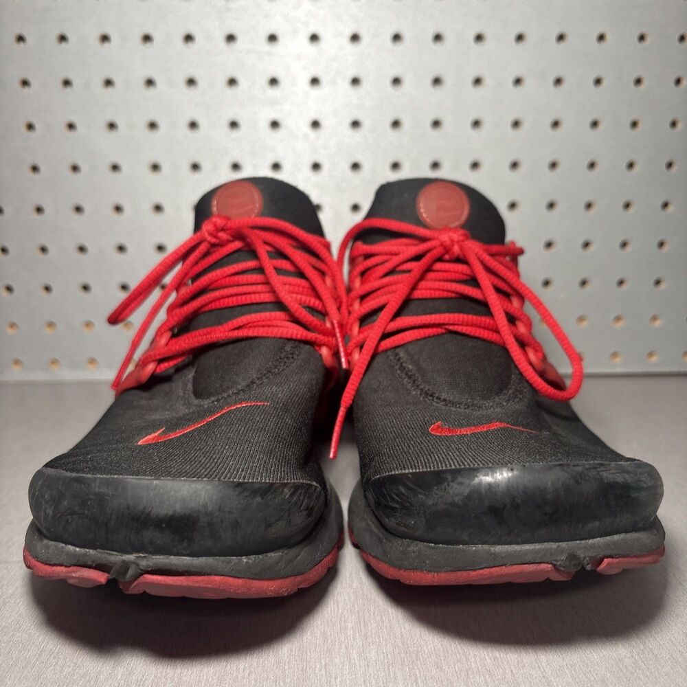 Nike Air Presto By You Mens Sz 9 Black Red Sneakers Running Shoes 846438-997 - Picture 4 of 15